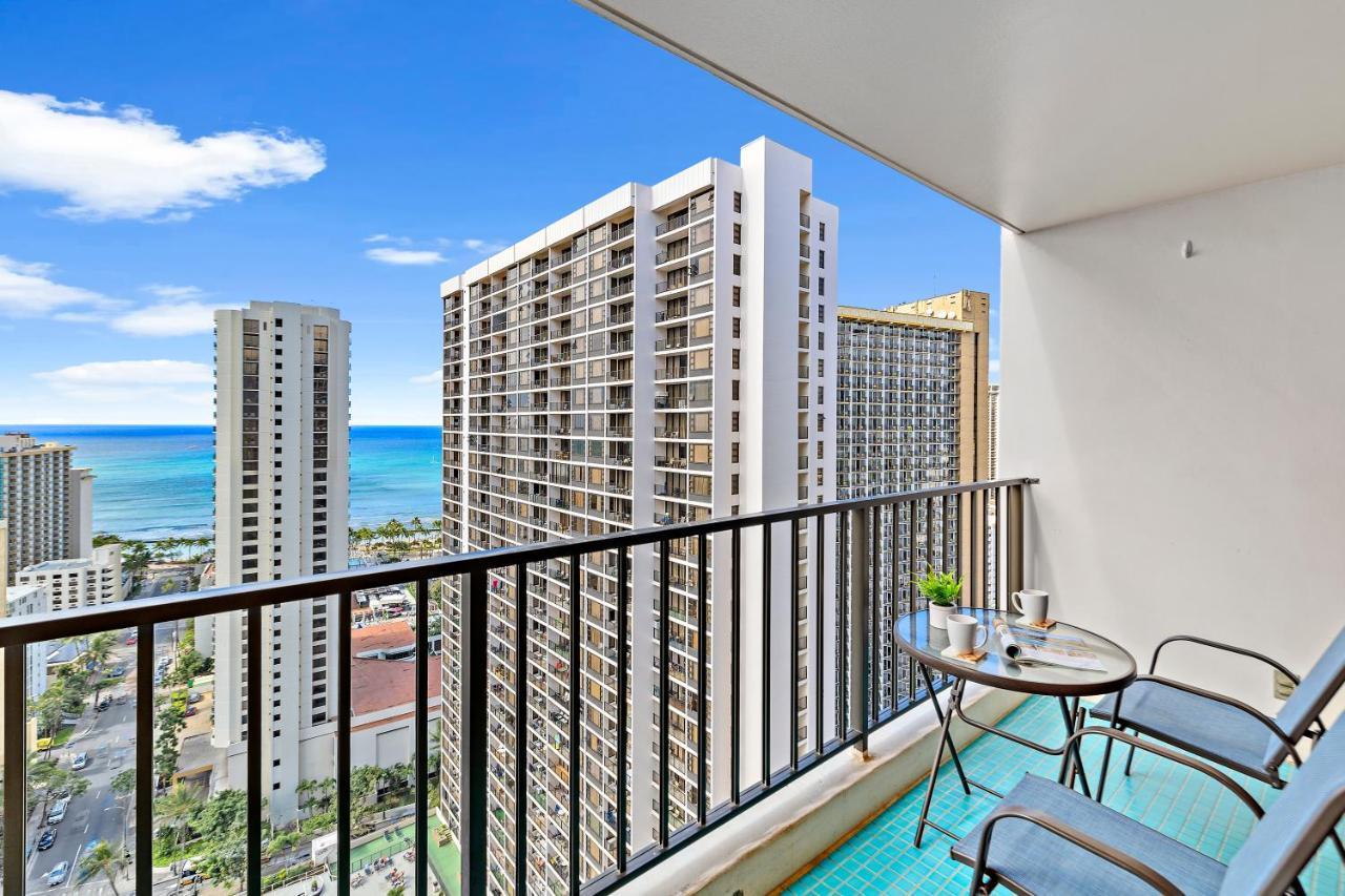 Waikiki Banyan 1Br With Great Ocean Views, Steps To Beach & Parking! هونولولو المظهر الخارجي الصورة